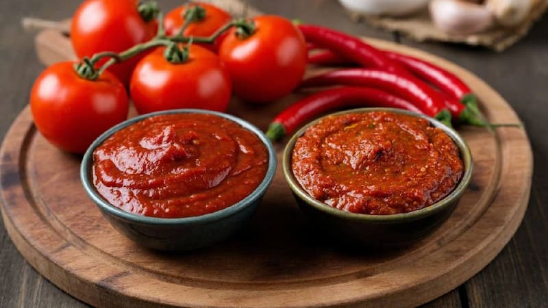 تصویر 4 از رب گوجه فرنگی شیشه ای غلیظ و خوش رنگ مناسب آشپزی